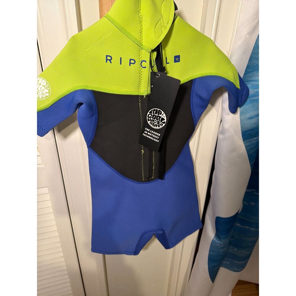 Rip Curl Boys Omega 1.5mm Springsuit, Size 8, New with Tags- Fast Shipping